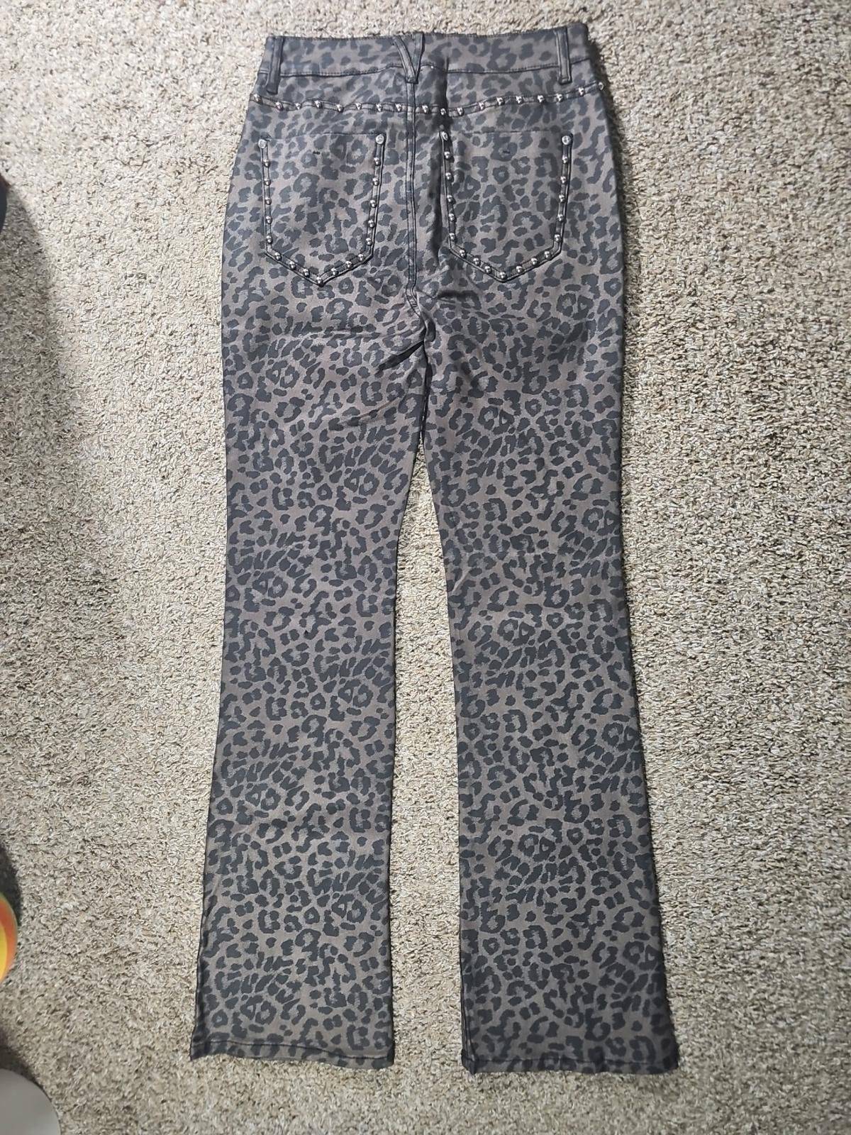 Vertabrae VBRT Leopard Print Sz 9 Pants NWT NWD Size 30" / US 8 / IT 44 - 7 Thumbnail