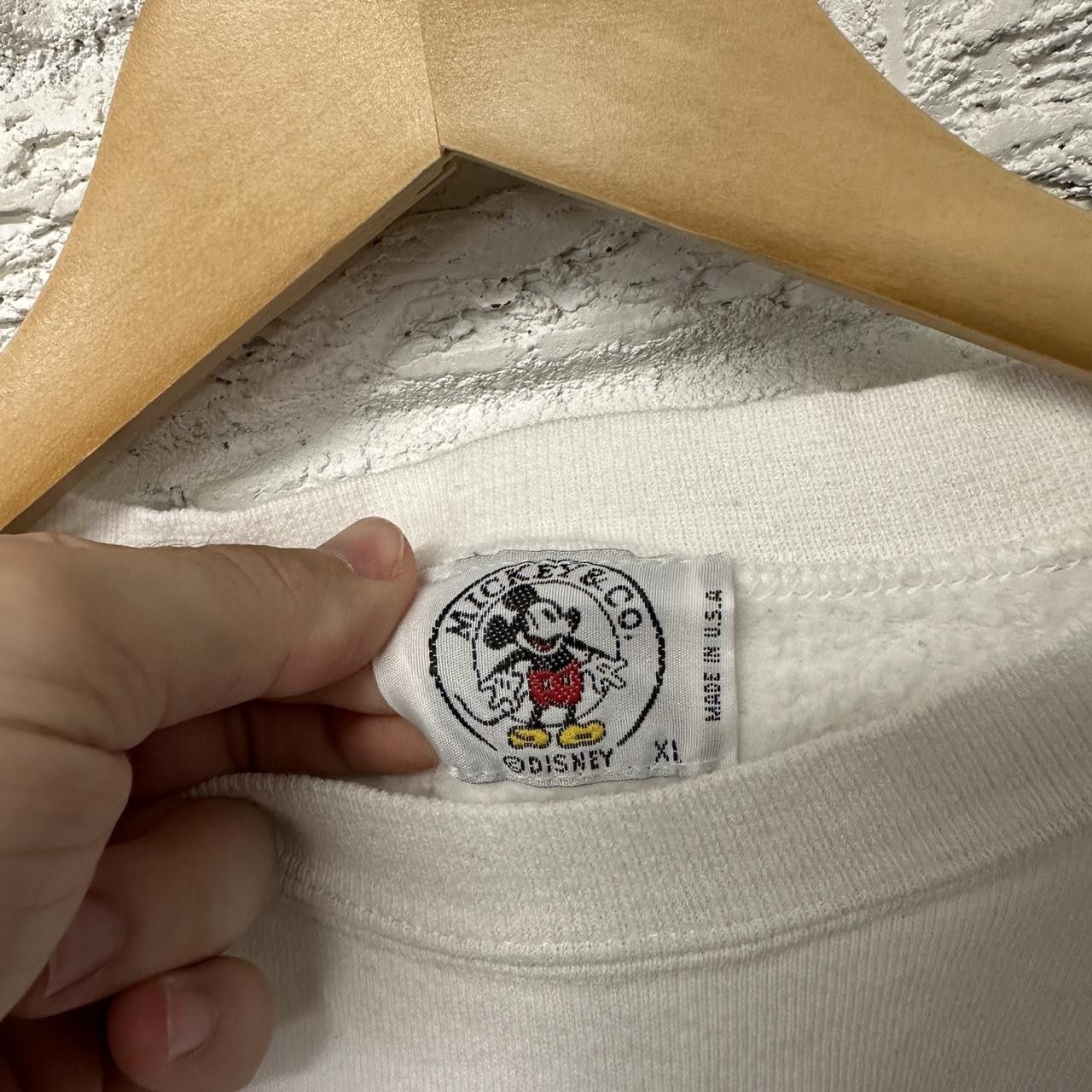 Disney × Vintage Vintage Disney Mickey Mouse Embroidered Sweatshirt XL Size US XL / EU 56 / 4 - 4 Thumbnail