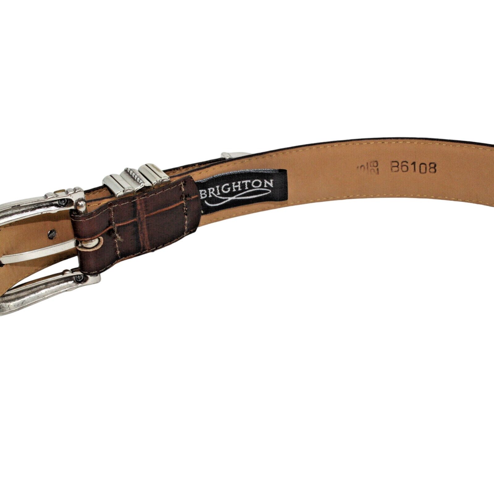Brighton A4 Auth BRIGHTON Leather Alligator print Belt Size S / 28 Size ONE SIZE - 5 Thumbnail