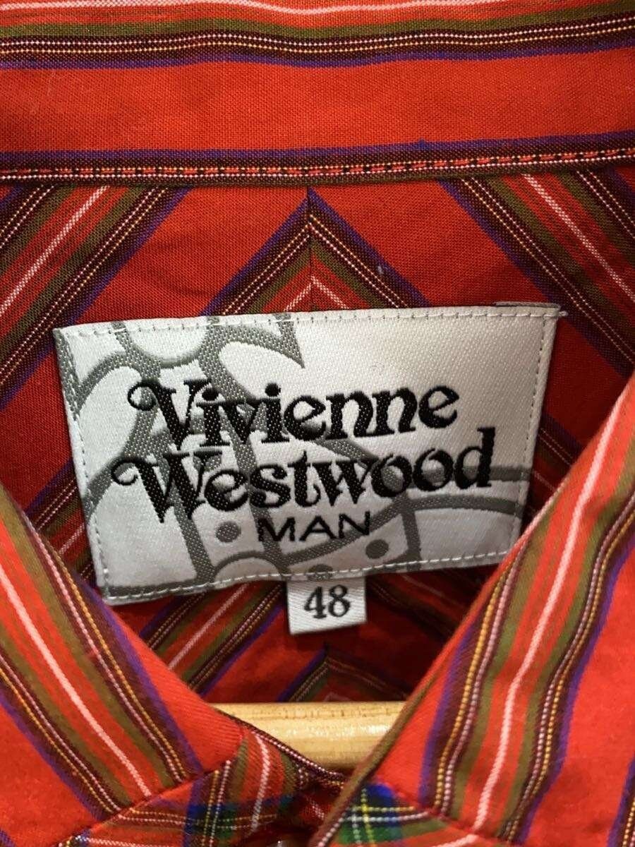 Vivienne Westwood Striped Orb Plaid Button Shirt Size US M / EU 48-50 / 2 - 3 Thumbnail