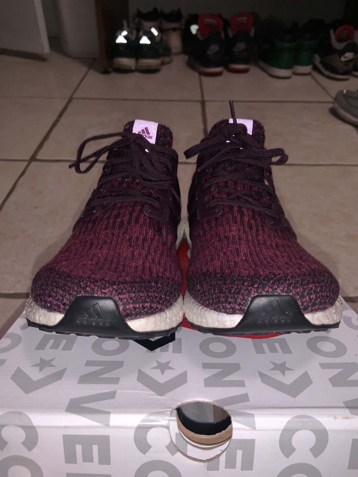 Adidas Women’s Adidas Ultra Boost 3.0 Red Night - Size 9.5 Size US 9.5 / IT 39.5 - 3 Thumbnail