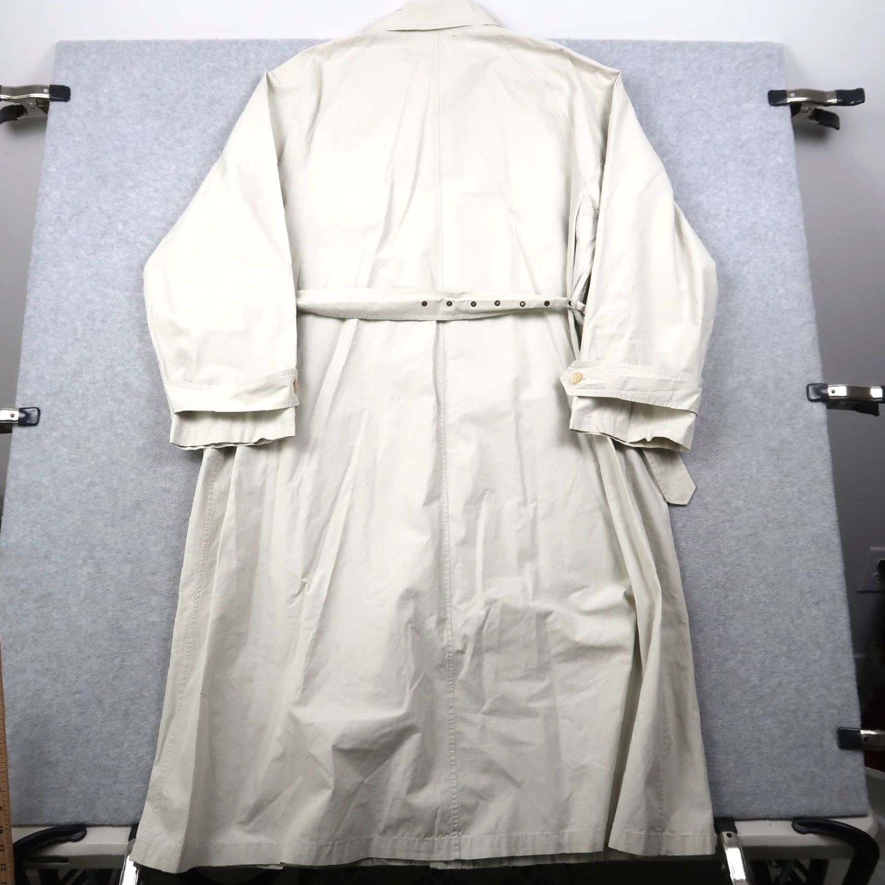 Ralph Lauren Vintage Ralph Lauren Coat 90s Trench Rain Beige Long Belted L Regular Men's Coat Size US L / EU 52-54 / 3 - 2 Thumbnail
