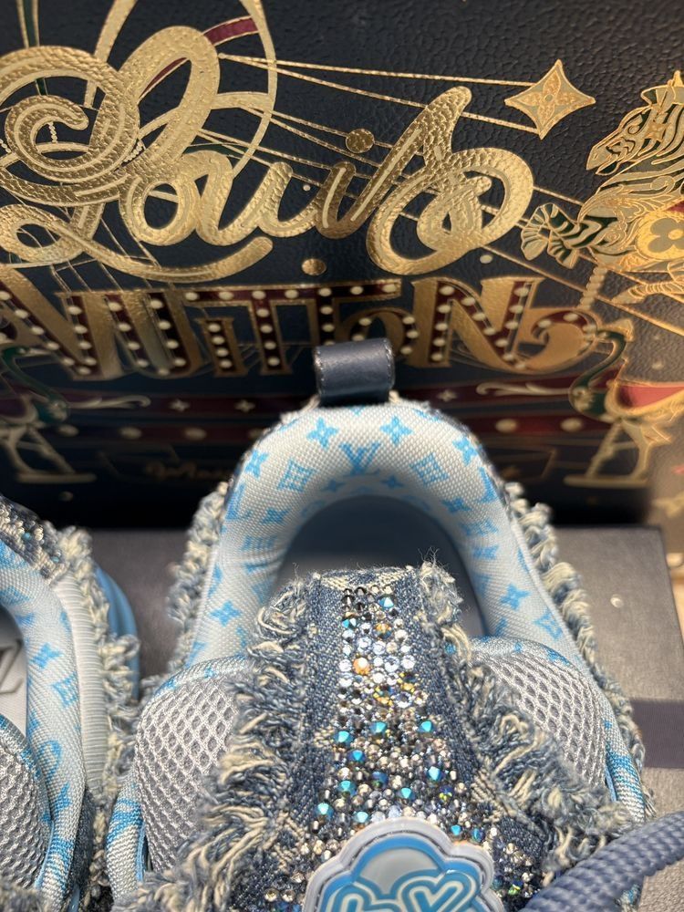 Louis Vuitton Swarovski Skate Trainers Size US 12 / EU 45 - 6 Thumbnail