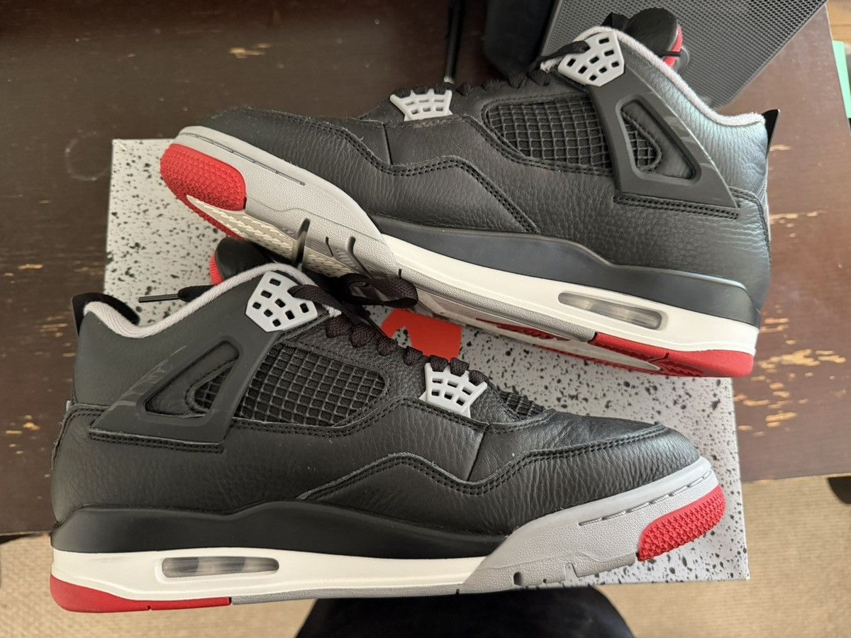 Jordan Brand Air Jordan Bred 4 Reimagined Size 10.5 Size US 10.5 / EU 43-44 - 4 Thumbnail