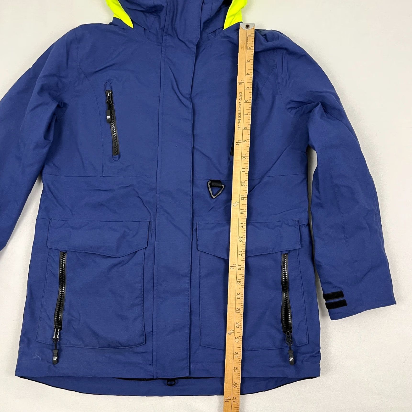 REEF West Marine Third Reef Jacket Womens Small Blue Boating Waterproof 2.5 Size S / US 4 / IT 40 - 3 Thumbnail