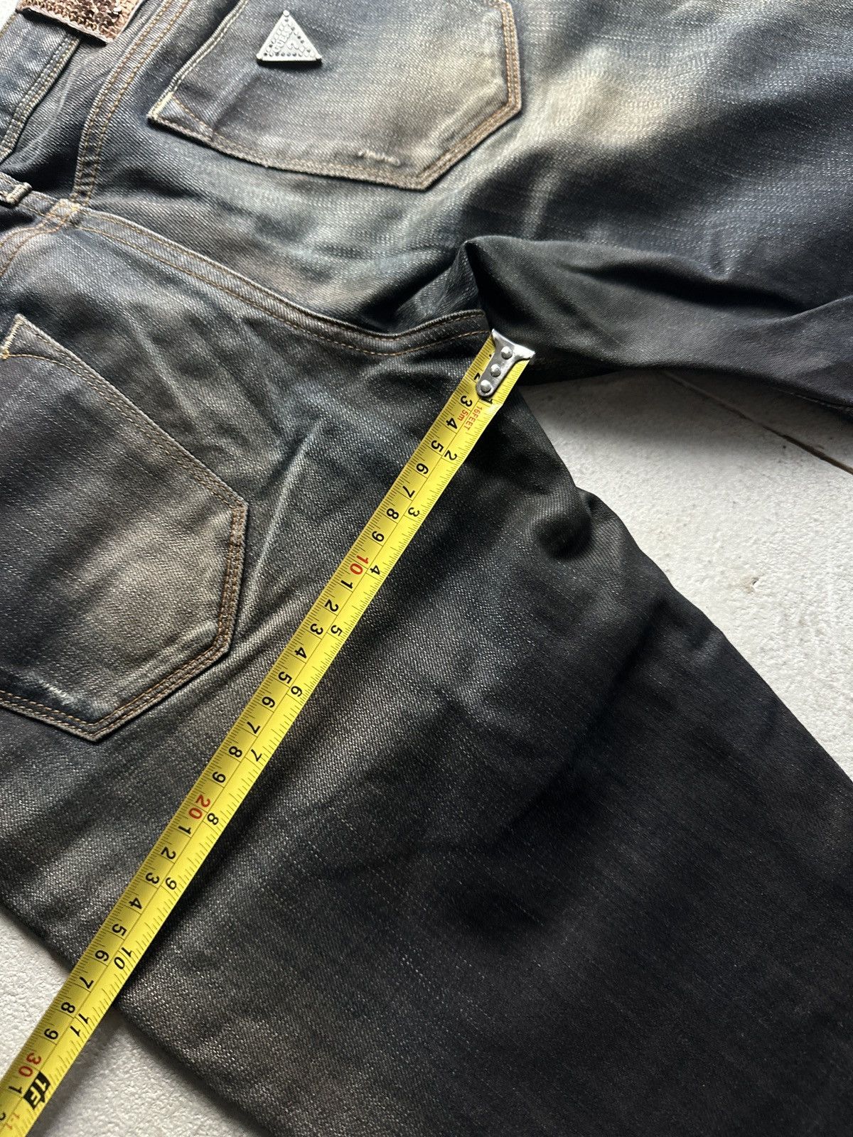 Guess FLARED 🚨00S GUESS WITH LOGO WOMEN JEANS Y2K OPUIM Size 28" / US 6 / IT 42 - 17 Thumbnail