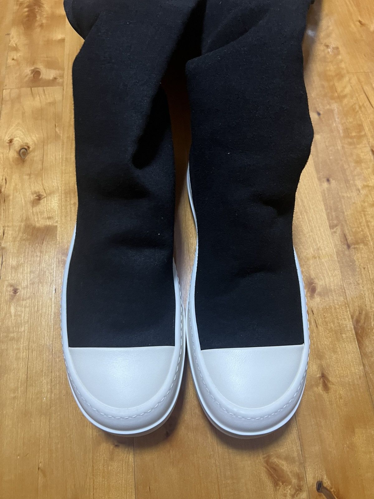 Rick Owens × Rick Owens Drkshdw Rick owens drkshdw thigh high stocking ramones sz 38 Size US 8 / IT 38 - 2 Thumbnail