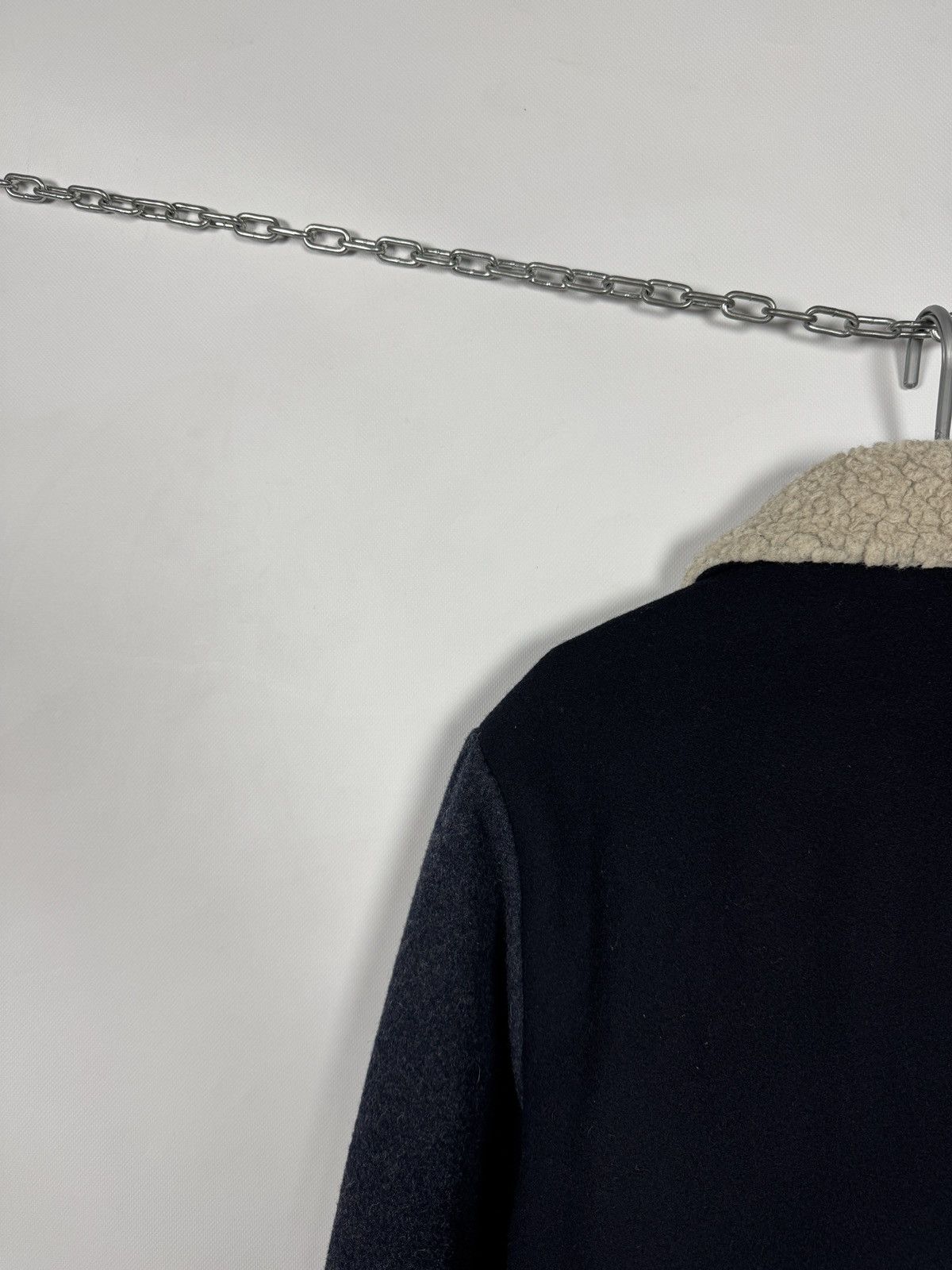 Wallace & Barnes Wallace Barnes Wool Bomber Jacket Sherpa Collar Warm Size L Size US L / EU 52-54 / 3 - 14 Thumbnail