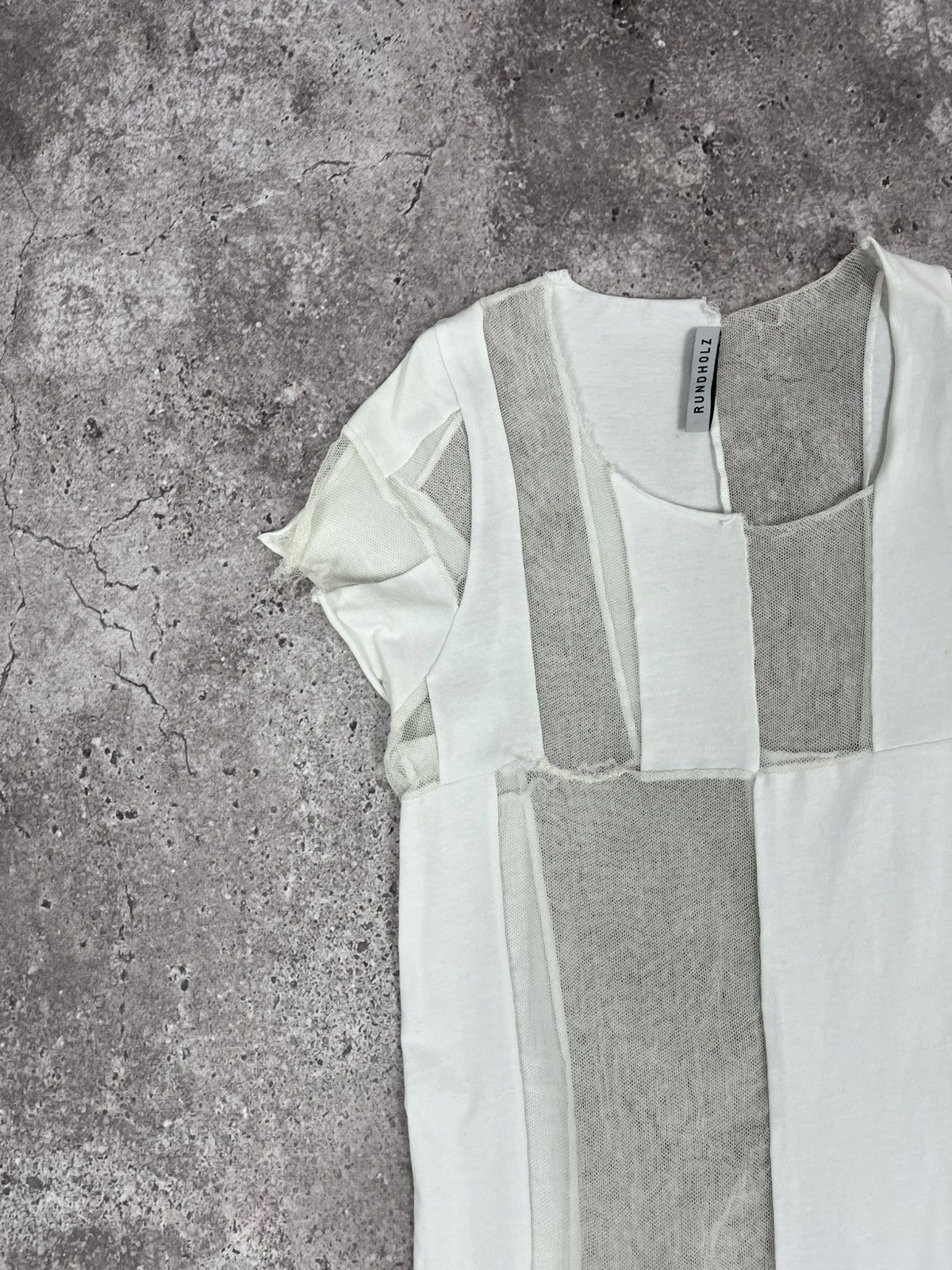 Rundholz Rundholz Tunic Mesh Dress Short Sleeve Size L / US 10 / IT 46 - 4 Thumbnail