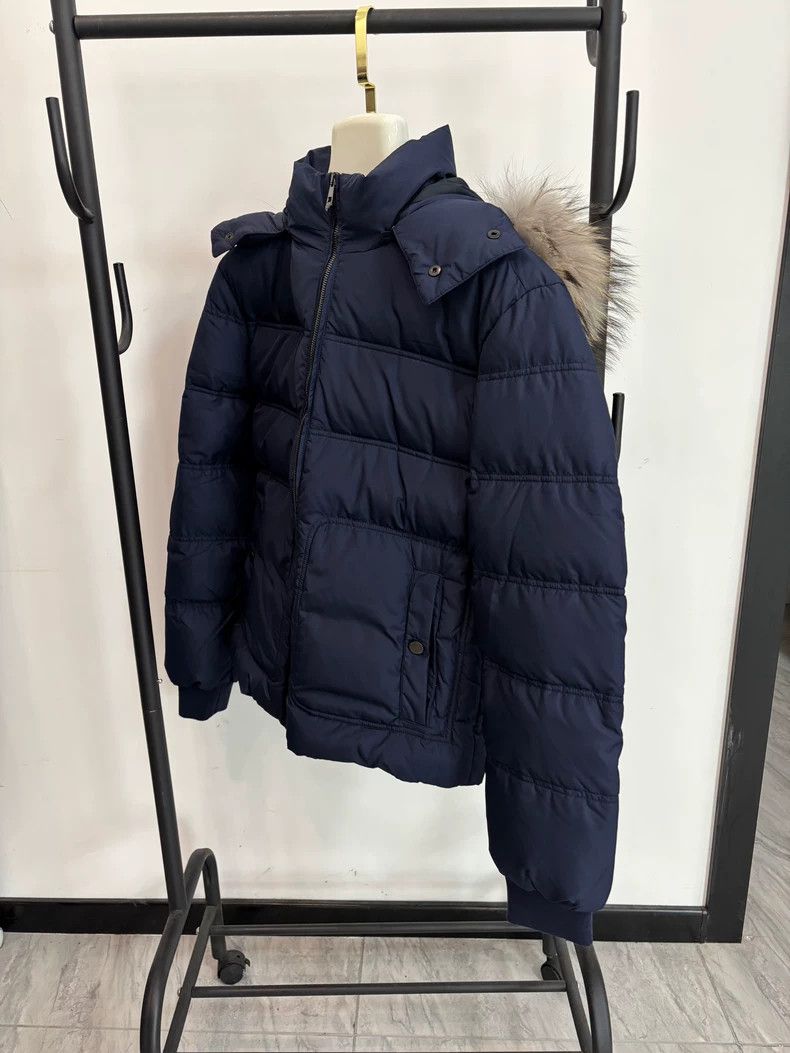Versace Versace Half-faced raccoon fur collar goose down jacket Size L / US 10 / IT 46 - 3 Thumbnail