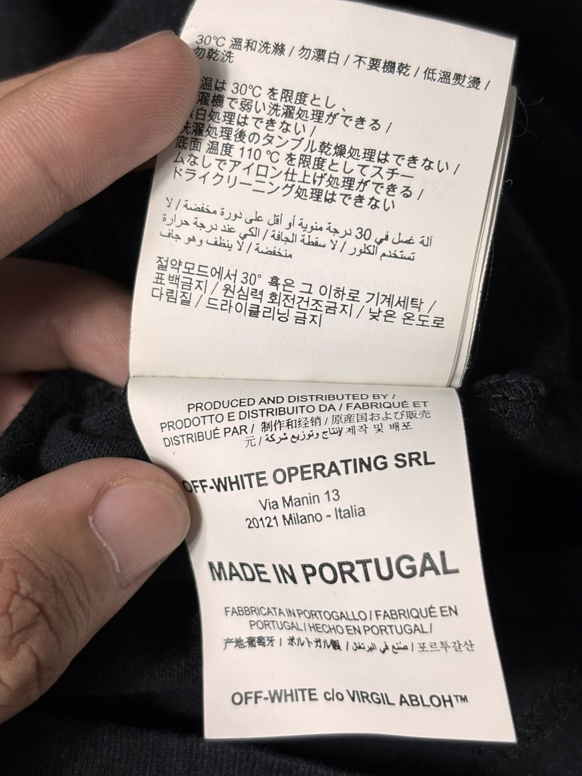 Off-White Off-White Caravaggio Black T Shirt Size US XS / EU 42 / 0 - 7 Thumbnail