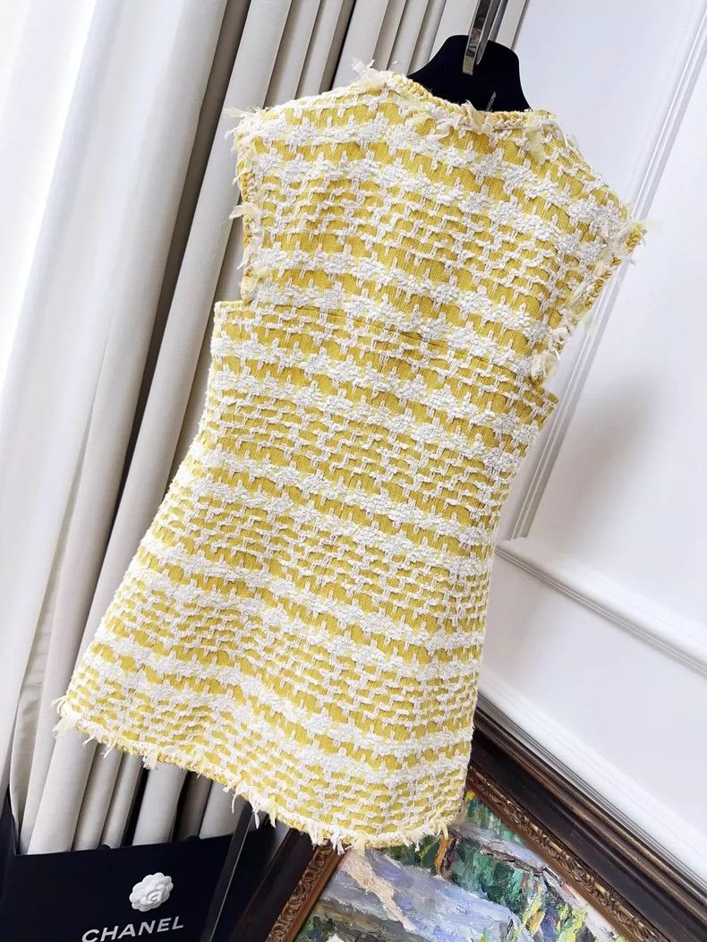 Chanel Chanel Waterfall series yellow tassel large U-neck braided Size XXS / US 00 / IT 34 - 2 Thumbnail