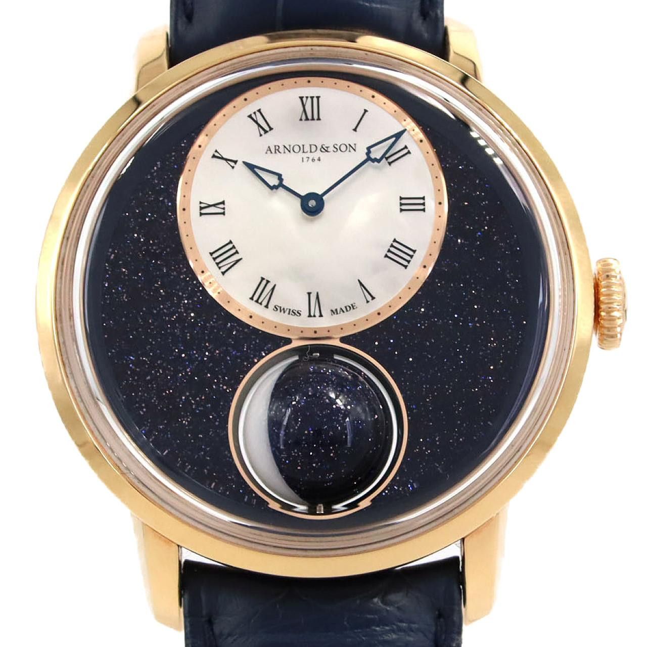 Other Other Arnold & Son Luna Magna Au750 Manual Precious Metal Other ILMAR.A04A.C211A DUTY FREE for USA Size ONE SIZE - 1 Thumbnail