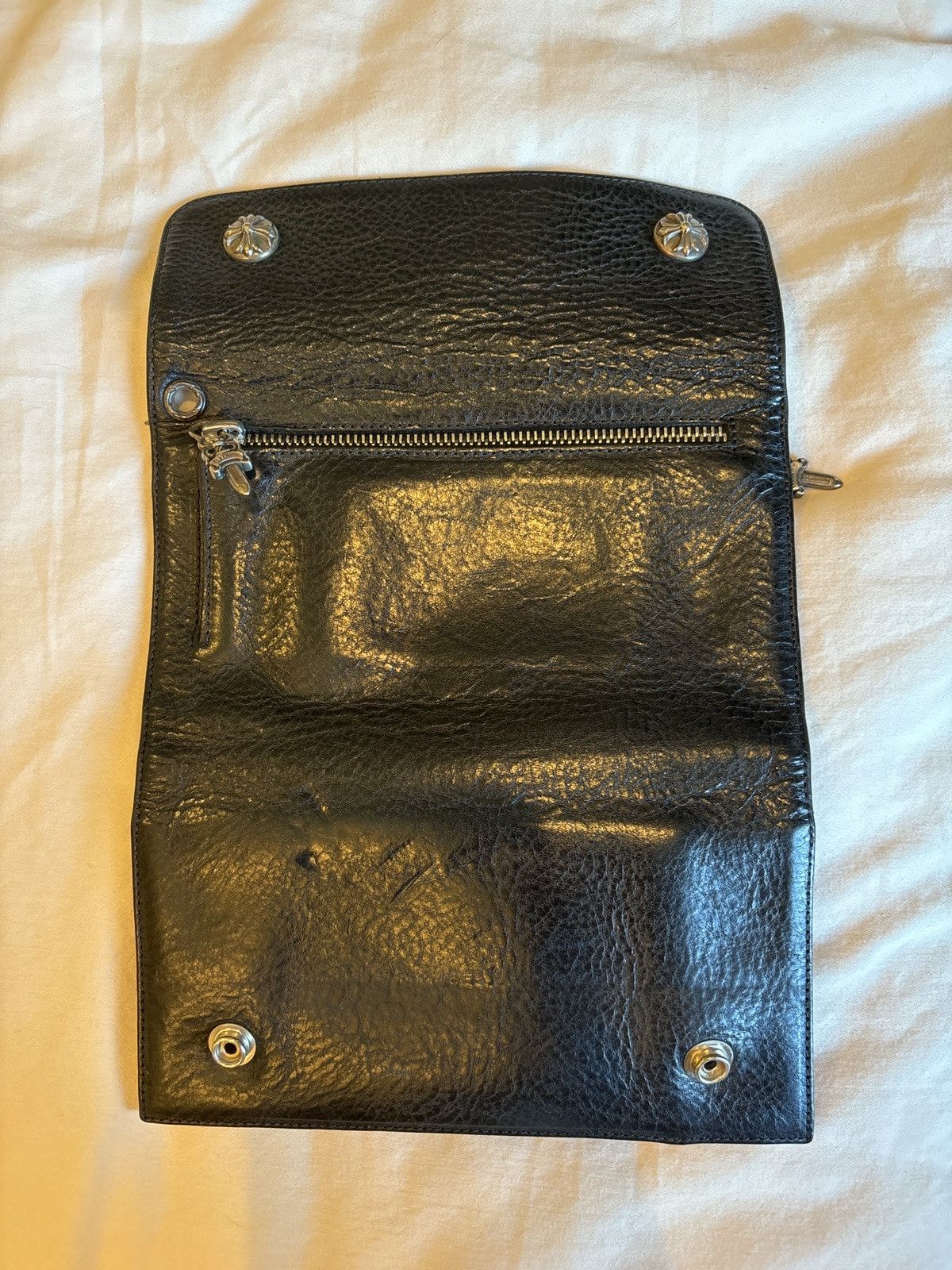 Chrome Hearts Chrome Hearts Filigree Wave Wallet Two Dagger Zips Size ONE SIZE - 9 Thumbnail