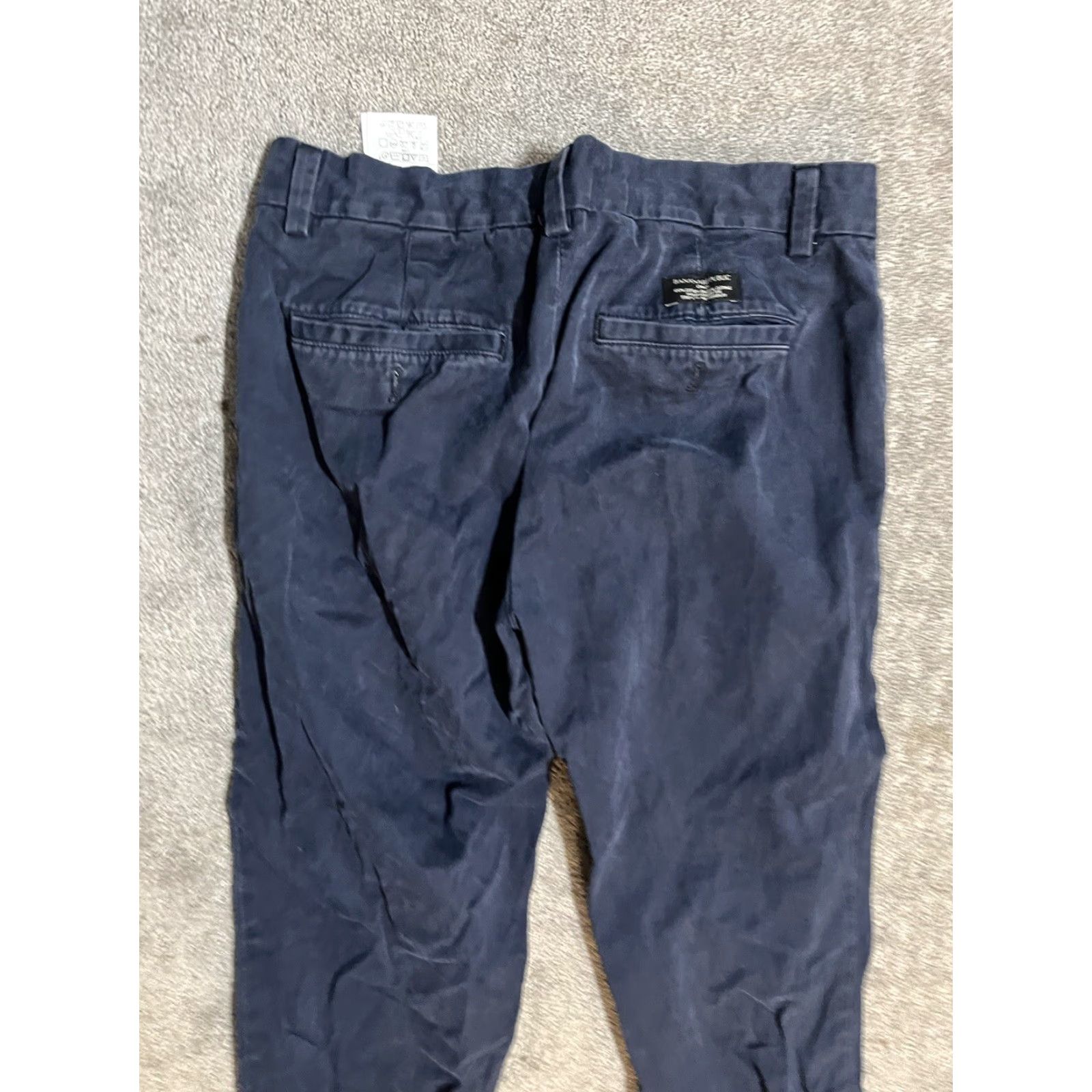Banana Republic BANANA REPUBLIC Fulton Solid PANTS CHINO Stretch 30x32 Blue Men Size US 30 / EU 46 - 2 Thumbnail