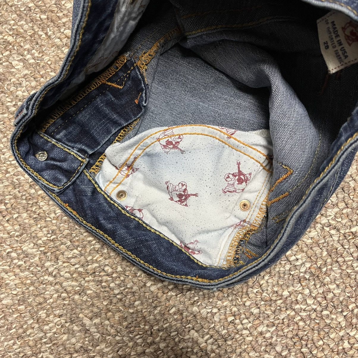 True Religion Y2K TRUE RELIGION Joey Big T Baggy Grunge JNCO Flared Jeans Size 28" / US 6 / IT 42 - 4 Thumbnail