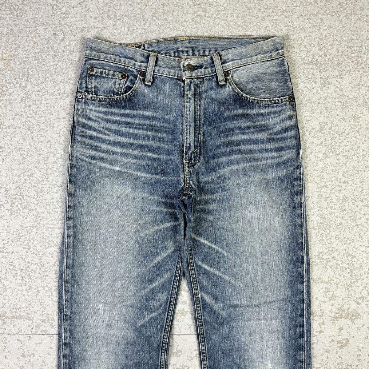 If Six Was Nine × Levi's 💥Vintage Levis 502 Distressed Sick Blue Wash Denim Size US 30 / EU 46 - 5 Thumbnail