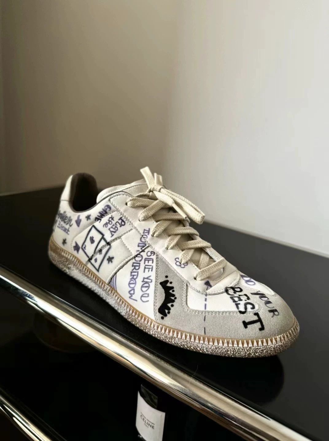 Maison Margiela Maison Margiela Graffiti German Trainer 40 New Size US 7 / EU 40 - 1 Thumbnail