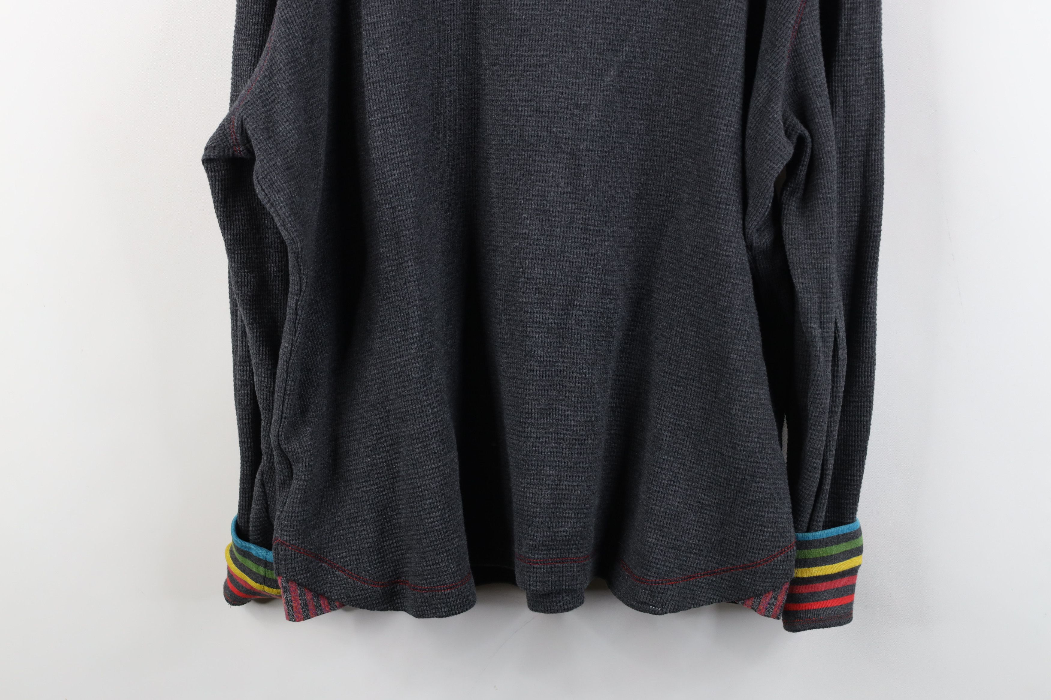Robert Graham Robert Graham Thermal Waffle Knit Half Zip Pullover Sweater Size US L / EU 52-54 / 3 - 15 Thumbnail