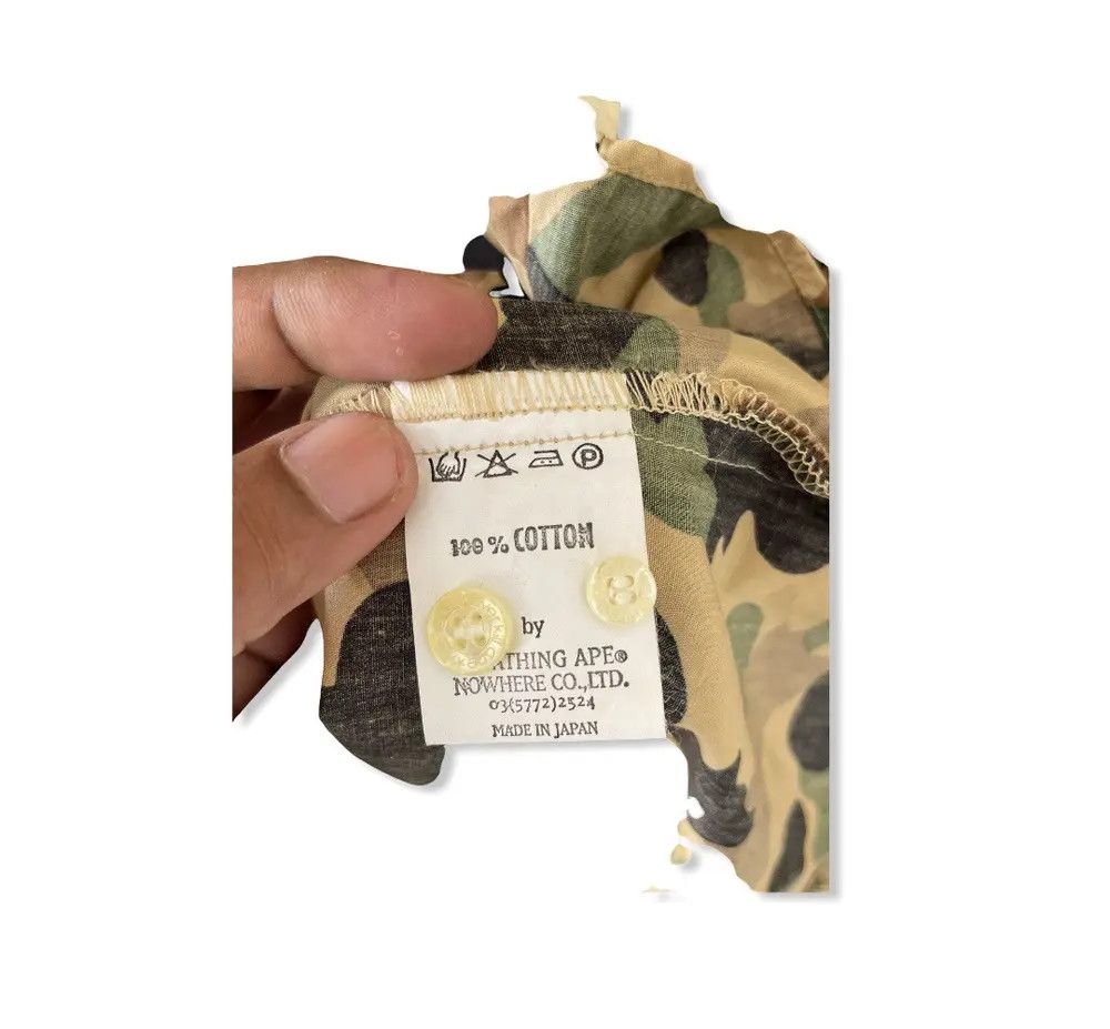 Bape × Kaws A bathing ape 1st Camo BD Longsleeves Size US L / EU 52-54 / 3 - 4 Thumbnail