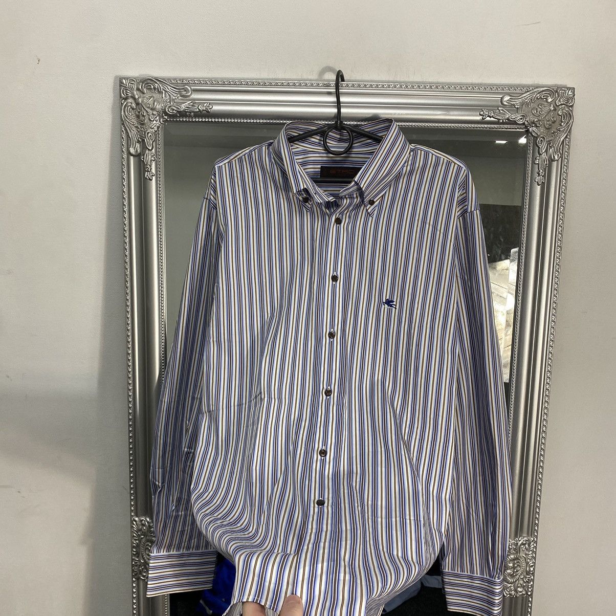 Etro Vintage Etro shirt men button Ups Size US XL / EU 56 / 4 - 3 Thumbnail