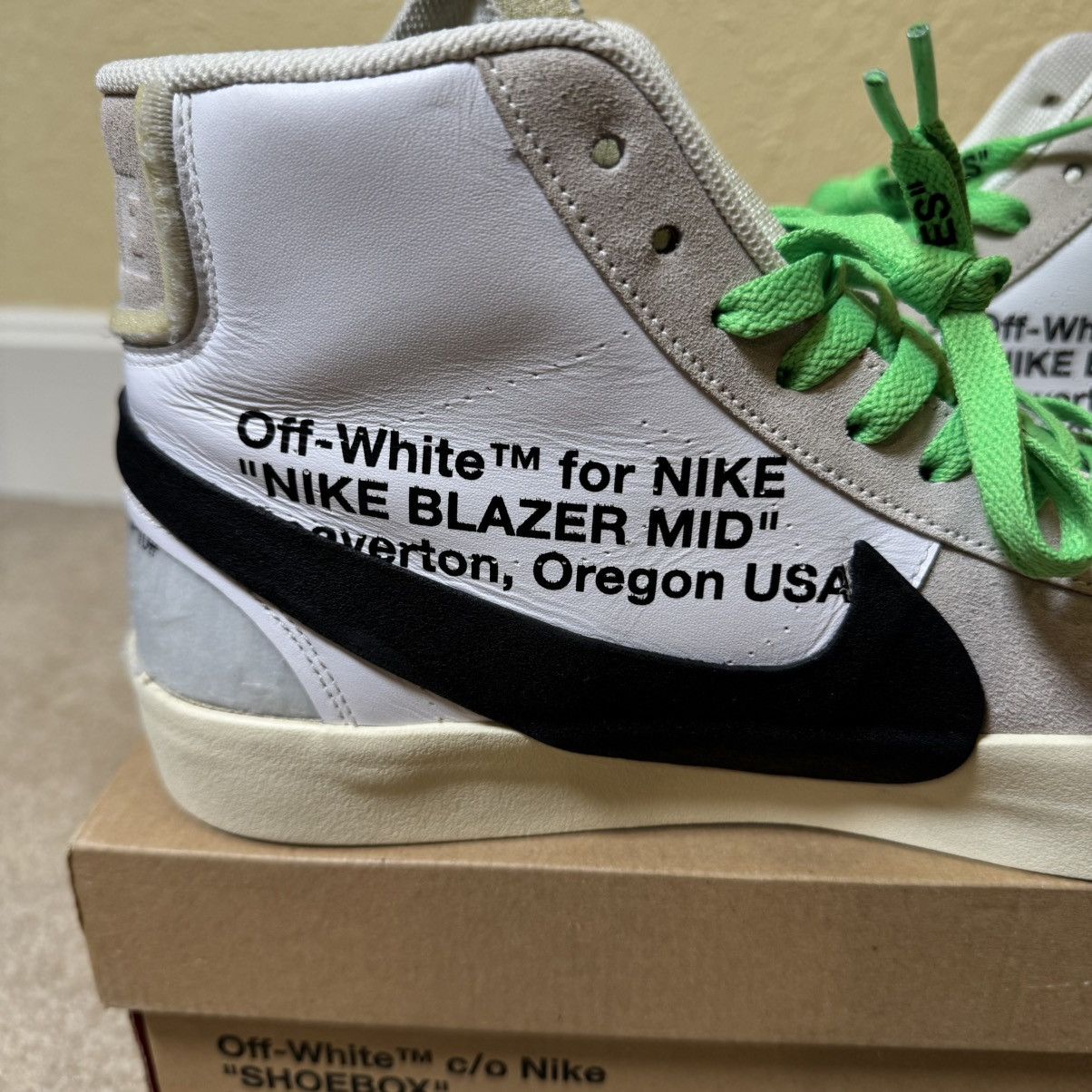 Nike × Off-White Nike x Off-White Blazer Mid “The Ten” size 10 Size US 10 / EU 43 - 3 Thumbnail