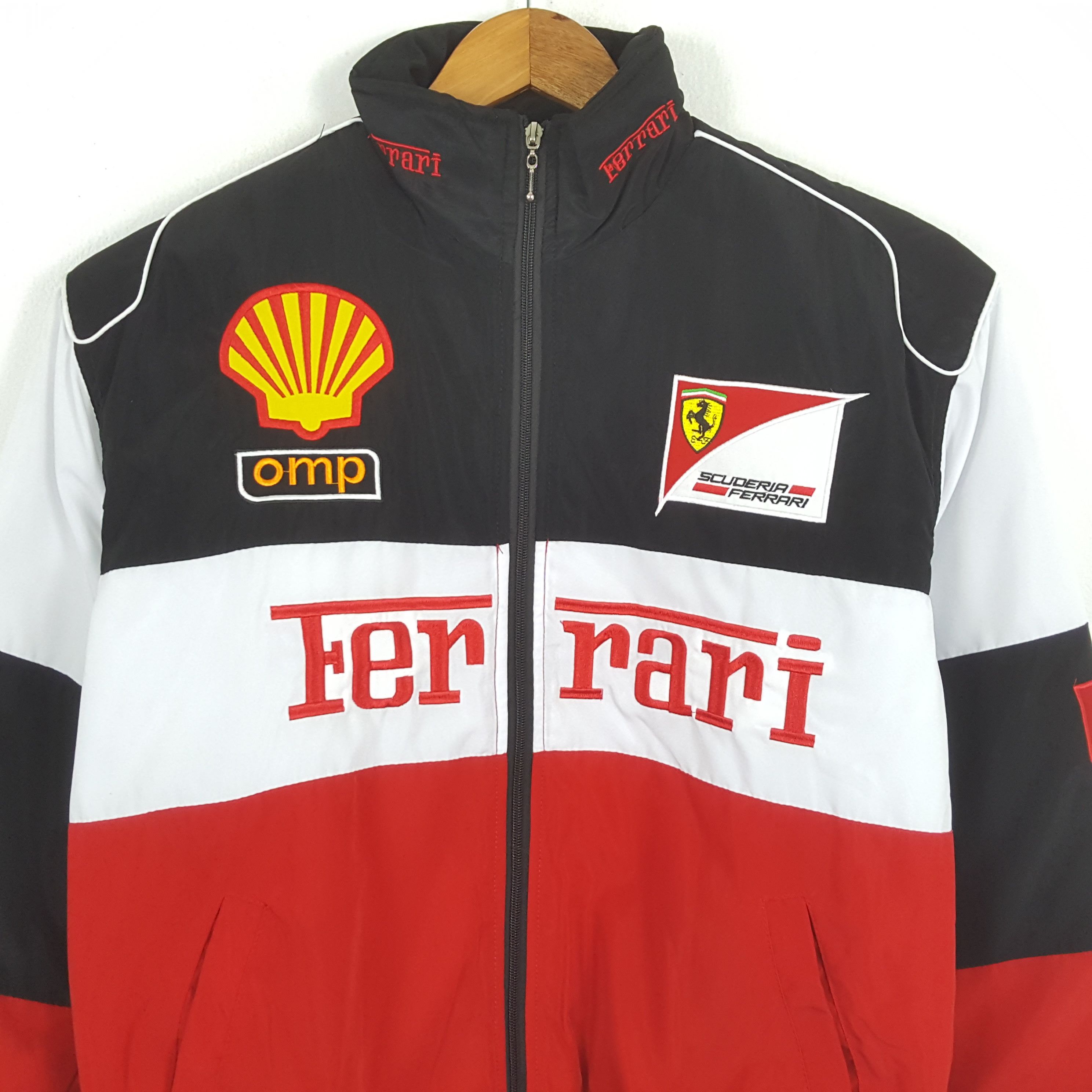 Ferrari × Vintage Vintage FERRARI SHELL BRIDGESTONE Formula One Racing Jacket Size US L / EU 52-54 / 3 - 2 Thumbnail