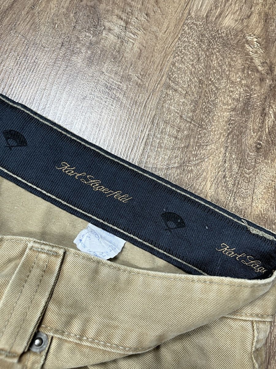Karl Lagerfeld × Vintage ➕ vintage 90s Karl Lagerfeld archive chino pants lampo zip Size US 32 / EU 48 - 8 Thumbnail