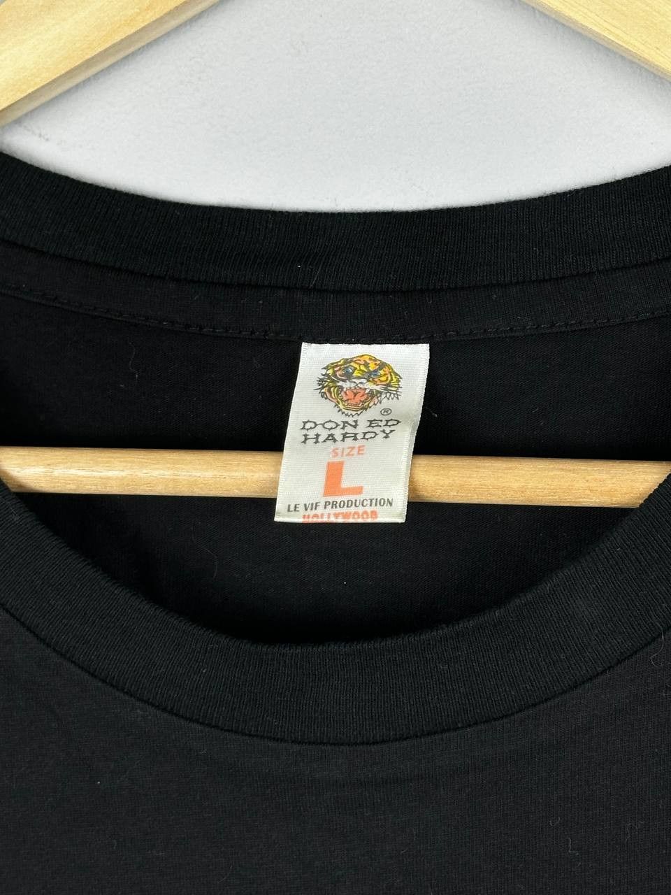 Ed Hardy Crazy Y2K Ed Hardy T-Shirt Effected Japan Rhinestones Style Size L / US 10 / IT 46 - 5 Thumbnail