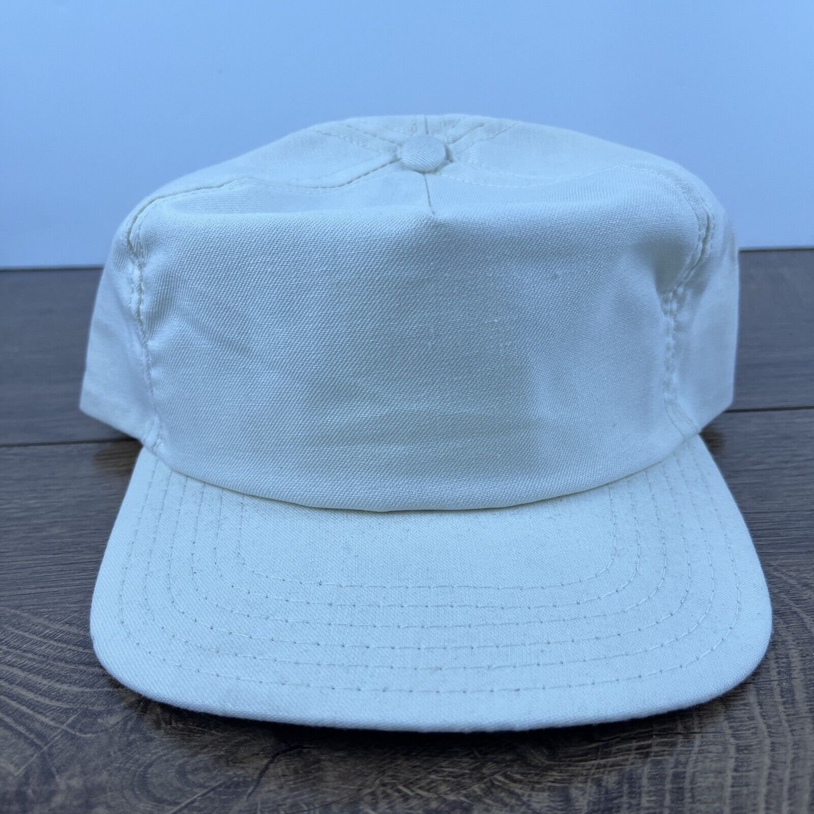 Other Plain White Hat White Hat Plain Adjustable Snapback Adult Si Size ONE SIZE - 1 Thumbnail