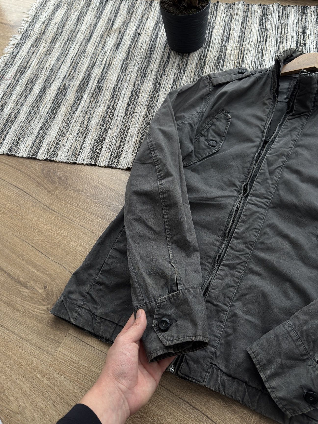 G-Star Vintage G Star Raw Military Gray Army Pocket Zip Jacket L Size US L / EU 52-54 / 3 - 11 Thumbnail