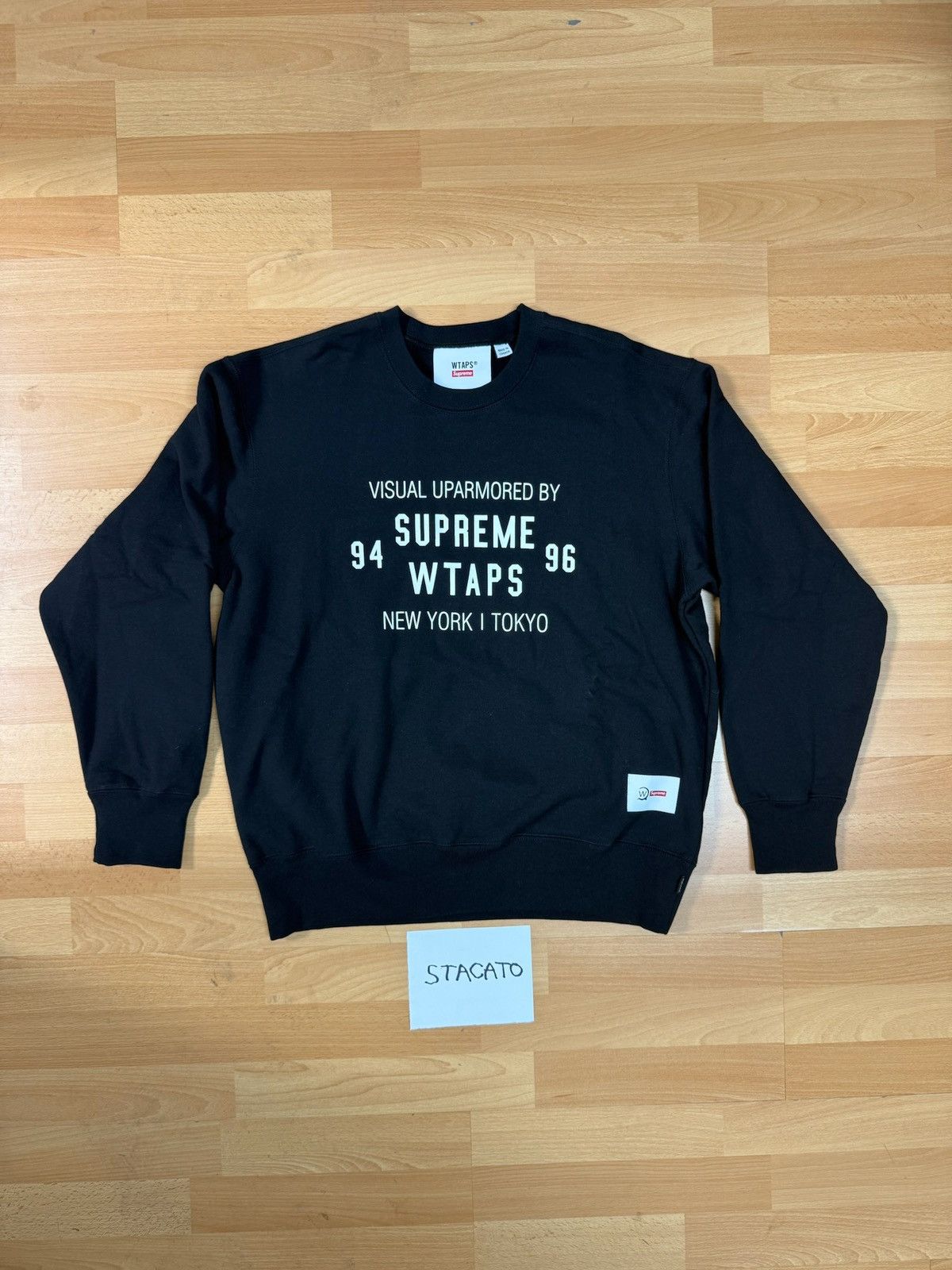 【Supreme】★送料・関税込★21FW★Supreme x WTAPSクルーネック Supreme / WTAPS Crewneck