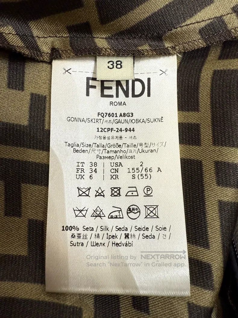 Fendi Fendi FF monogram skirt Size 25" / US 0 / IT 36 - 4 Thumbnail