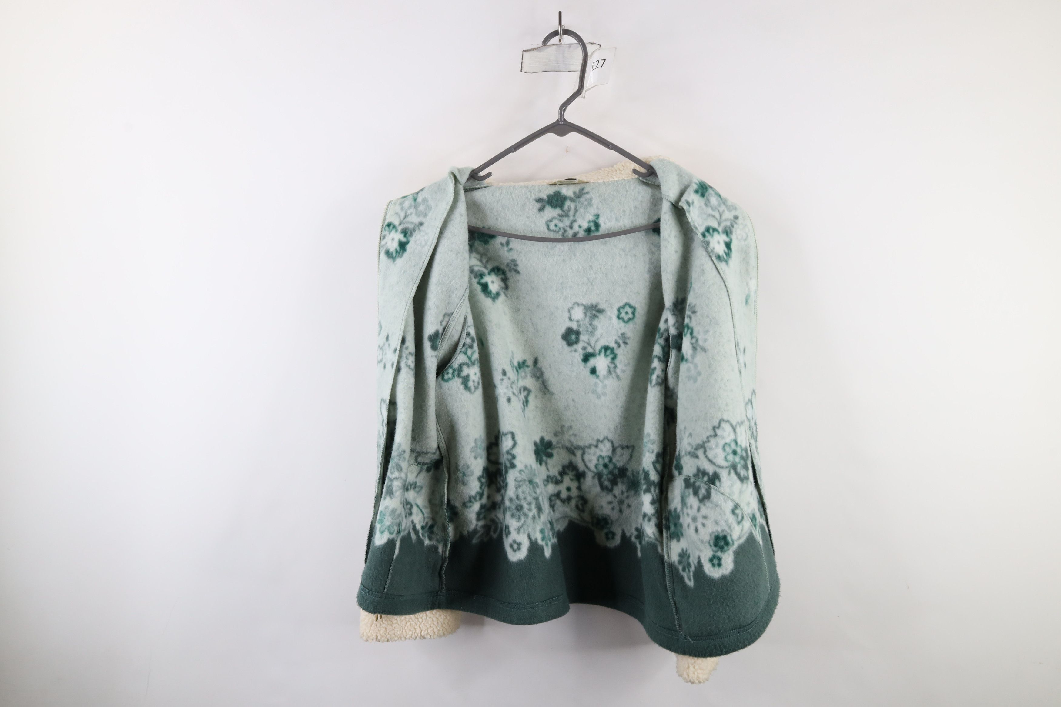Vintage Vintage 90s Streetwear Flower All Over Print Fleece Jacket Size L / US 10 / IT 46 - 7 Thumbnail