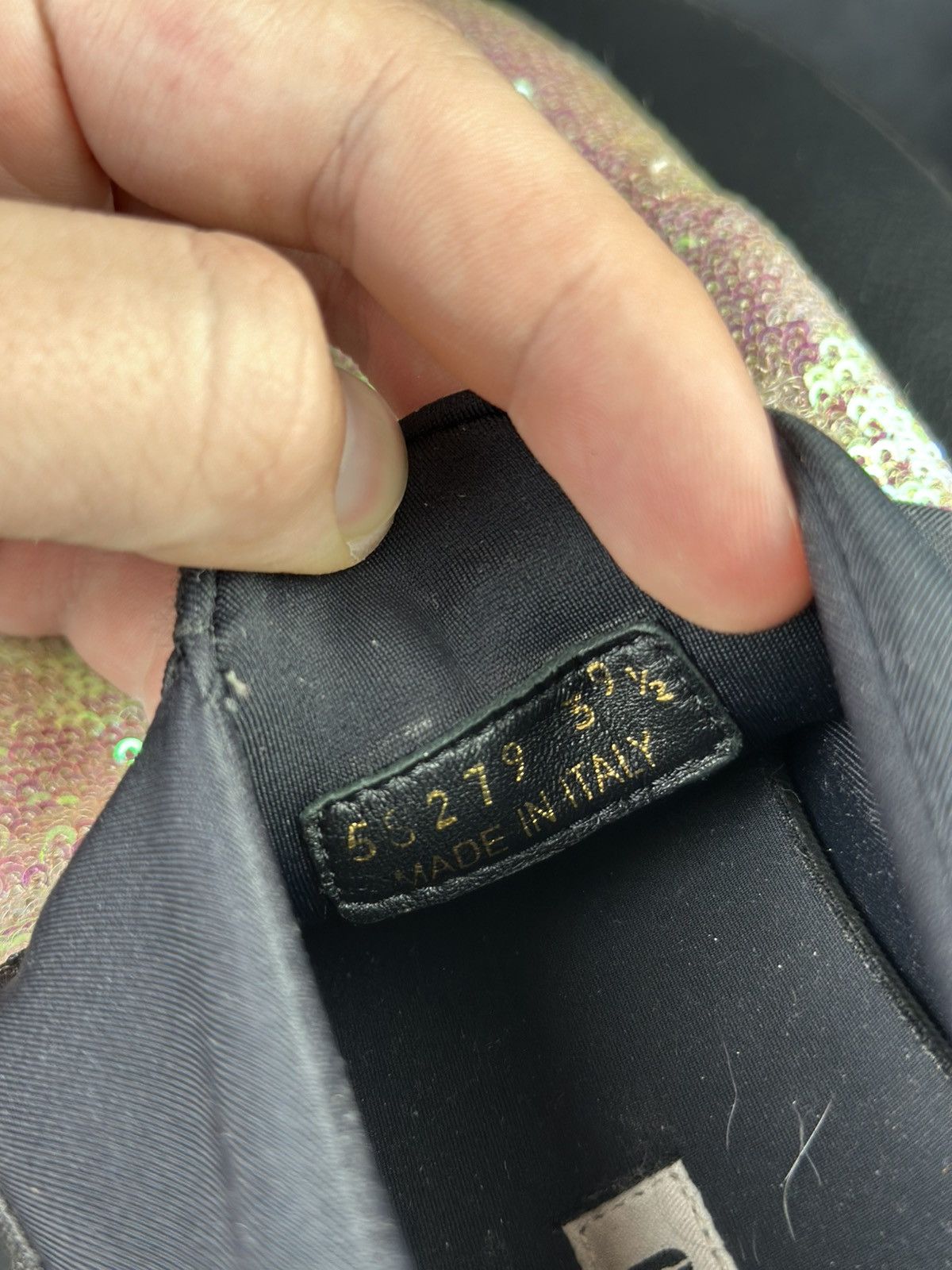 Miu Miu Miu Miu Pink Petal Sequinned Chunky Sneakers Size US 9 / IT 39 - 9 Thumbnail