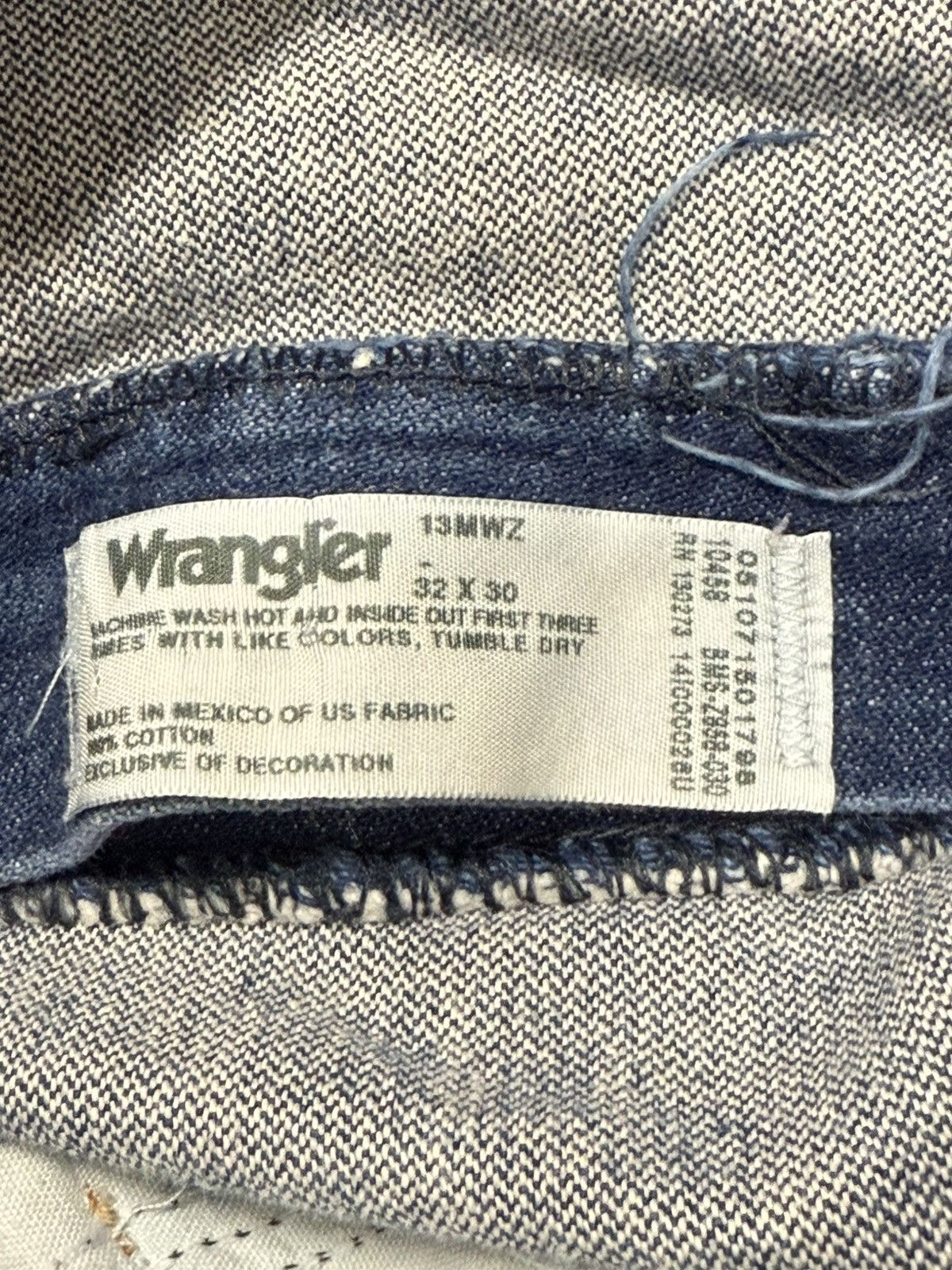 Wrangler Wrangler Classic Cowboy Denim Jeans Sz. 32 x 30 Patch Size US 32 / EU 48 - 6 Thumbnail