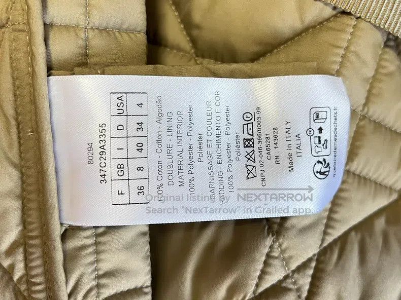 Dior Dior Cotton jacket with rattan plaid tie Size XXS / US 00 / IT 34 - 8 Thumbnail