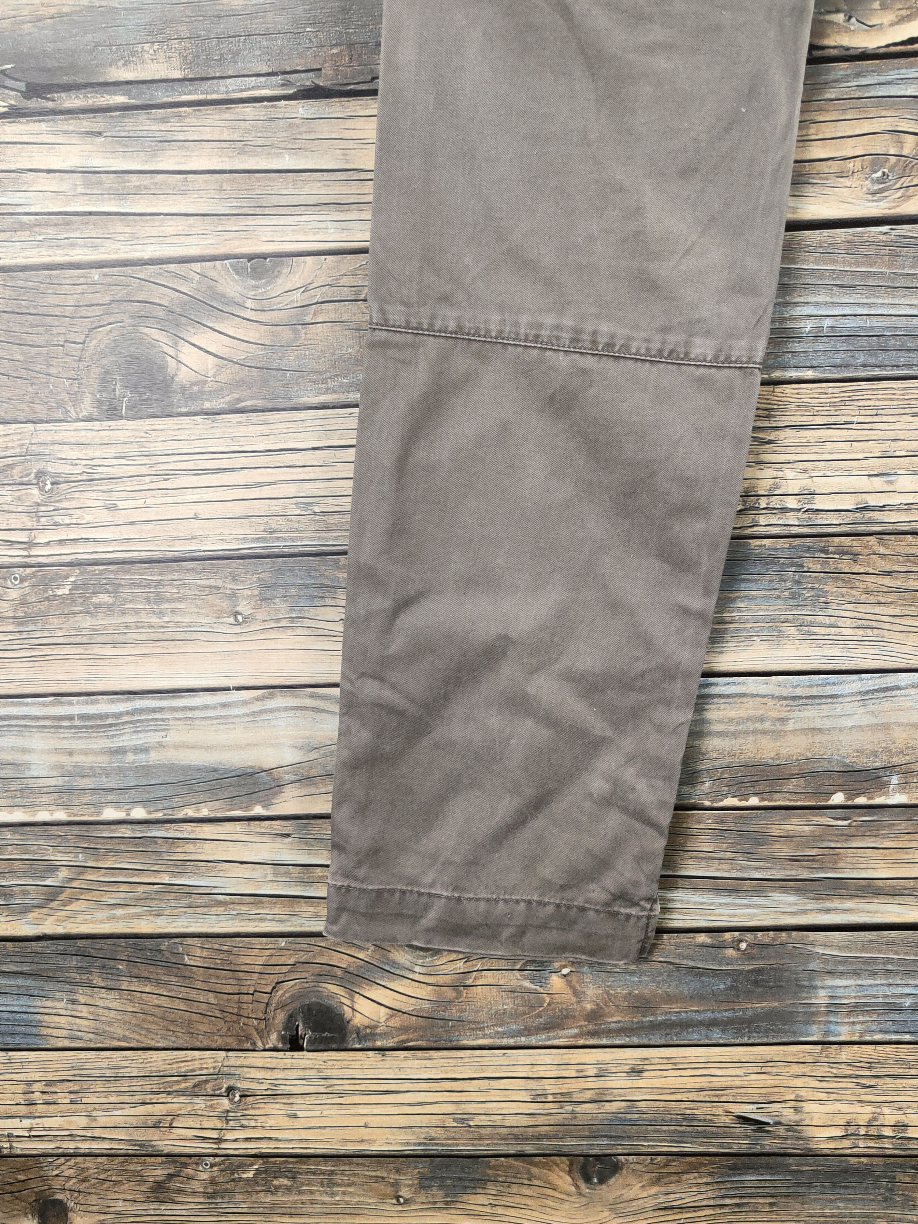 Japanese Brand DL BG Olive Faded Multipocket Cargo Pants #46-021 Size US 32 / EU 48 - 9 Thumbnail