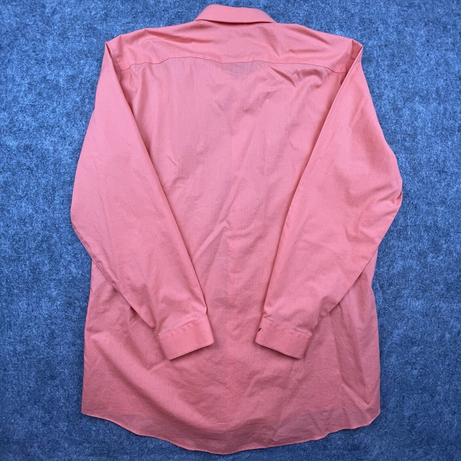 J Ferrar J Ferrar Shirt Mens XL Orange Slim Fit Button Up Collared Size US XL / EU 56 / 4 - 3 Thumbnail