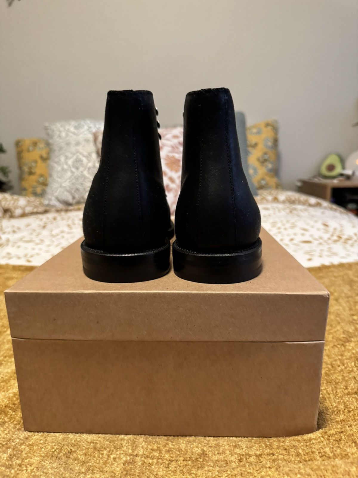 Grant Stone Grant Stone Edward Boots - Black Waxed Commander - Size 7D Size US 7 / EU 40 - 4 Thumbnail