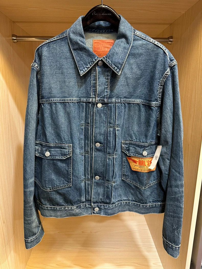 RRL Ralph Lauren RRL Double RL Vintage Denim Jacket Size US XXL / EU 58 / 5 - 1 Thumbnail