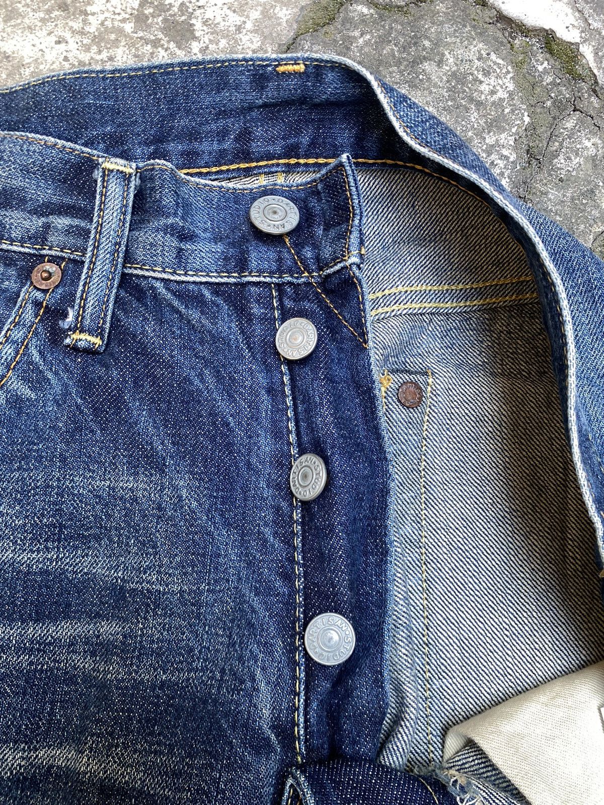 Studio D'Artisan Distressed Studio D’Artisan Straight Japan Denim Pants Size US 31 - 4 Thumbnail