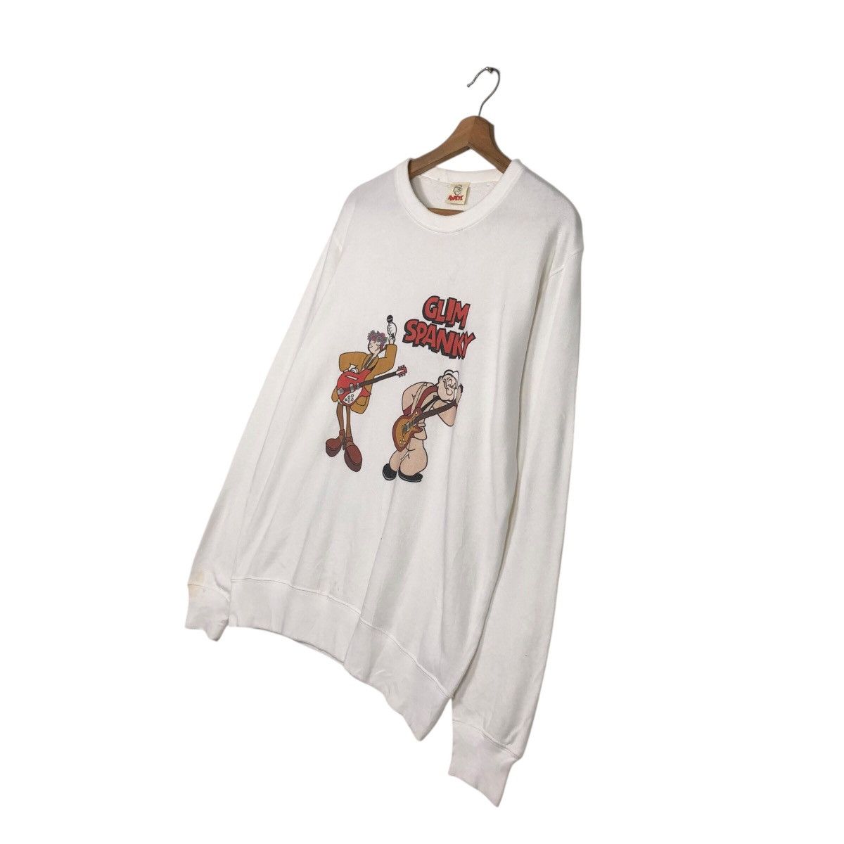 Cartoon Network 📌Vintage Sweatshirt Popeye Big Logo Design Size US M / EU 48-50 / 2 - 3 Thumbnail