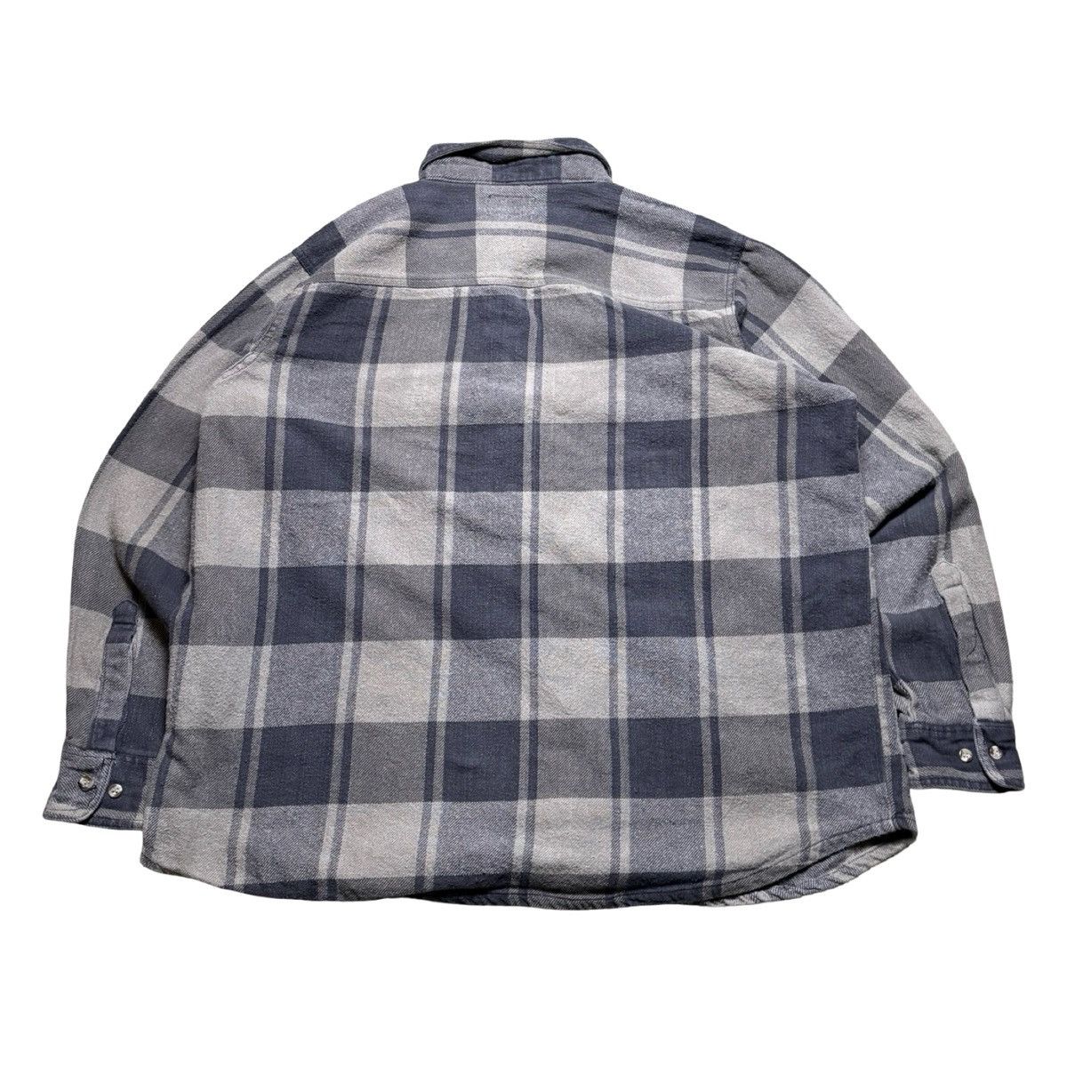 Other Vintage Campus Shirt Mens 2XL Gray Black Heavyweight Flannel Size US XXL / EU 58 / 5 - 8 Thumbnail