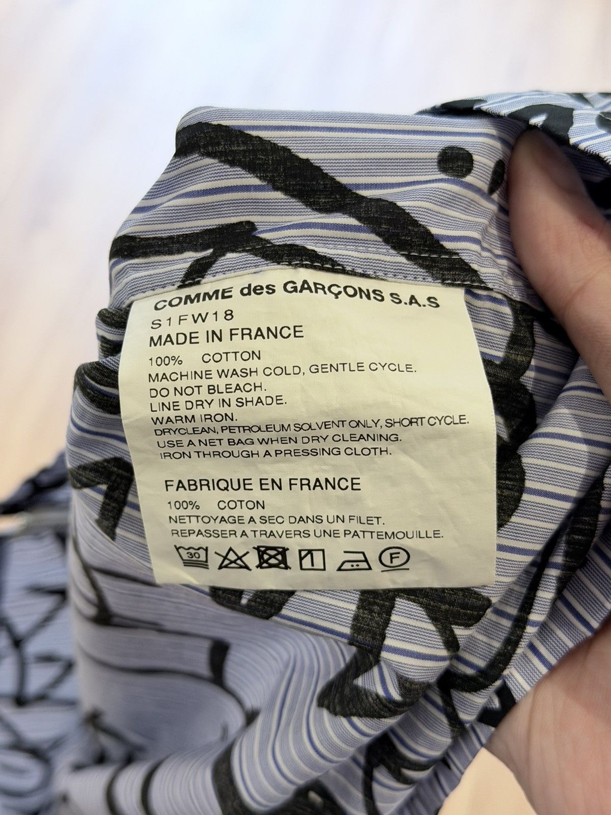 Comme des Garcons SHIRT × Supreme Graphic Shirt Size US XL / EU 56 / 4 - 4 Thumbnail