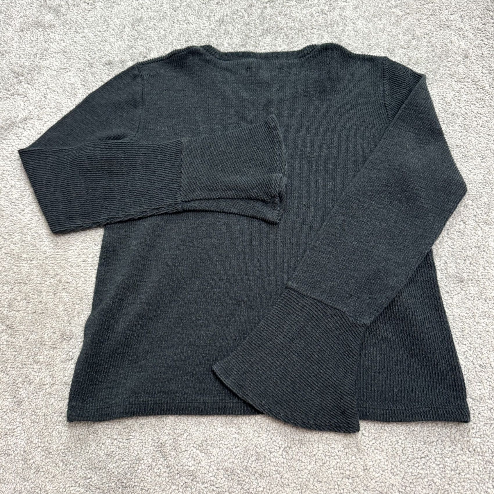 Madewell Madewell Bell Sleeve Pullover Sweater Womens M Gray Knit Crew Neck Size M / US 6-8 / IT 42-44 - 2 Thumbnail