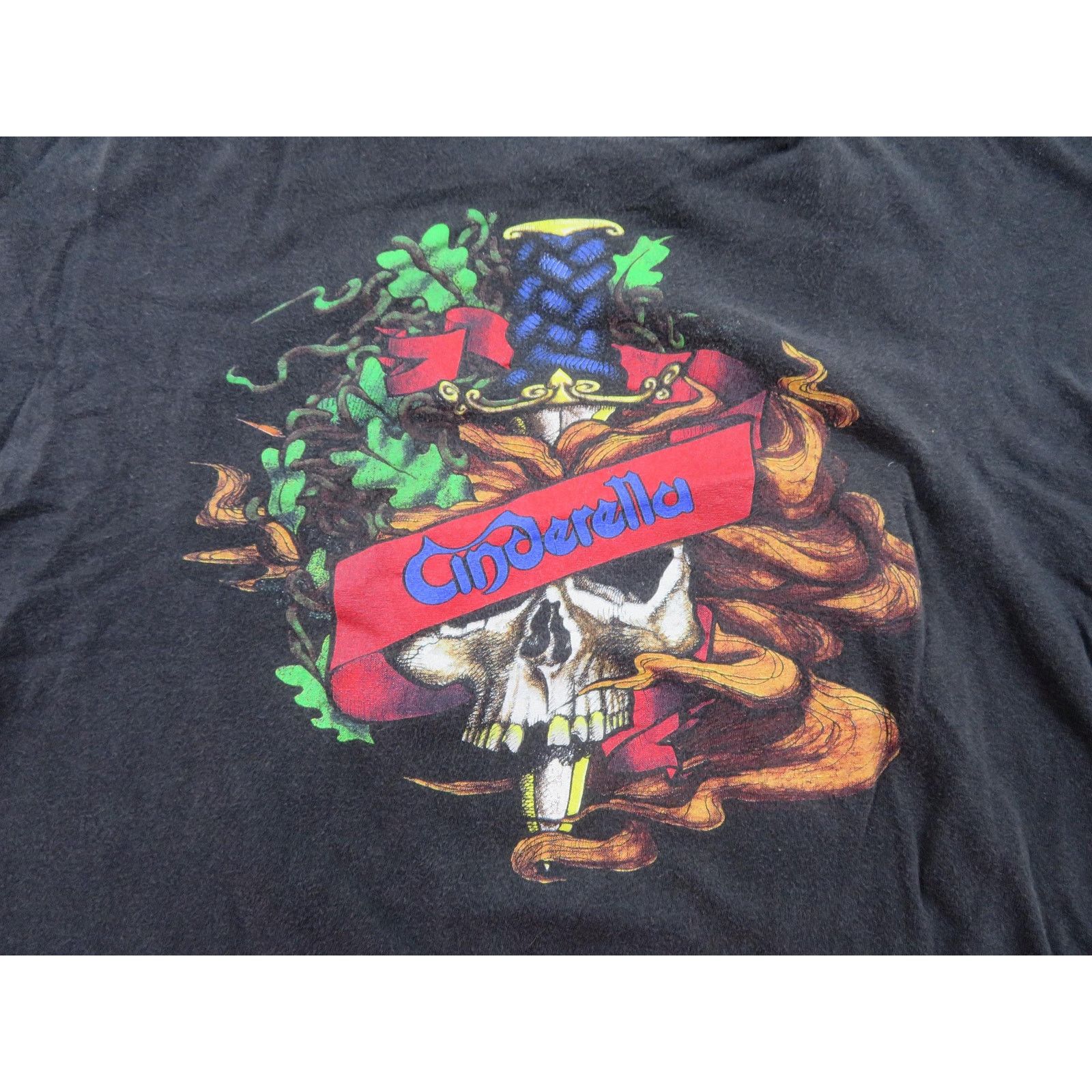 Other Cinderella 1989 Black T-Shirt Long Cold Winter Sz XL Size US XL / EU 56 / 4 - 3 Thumbnail