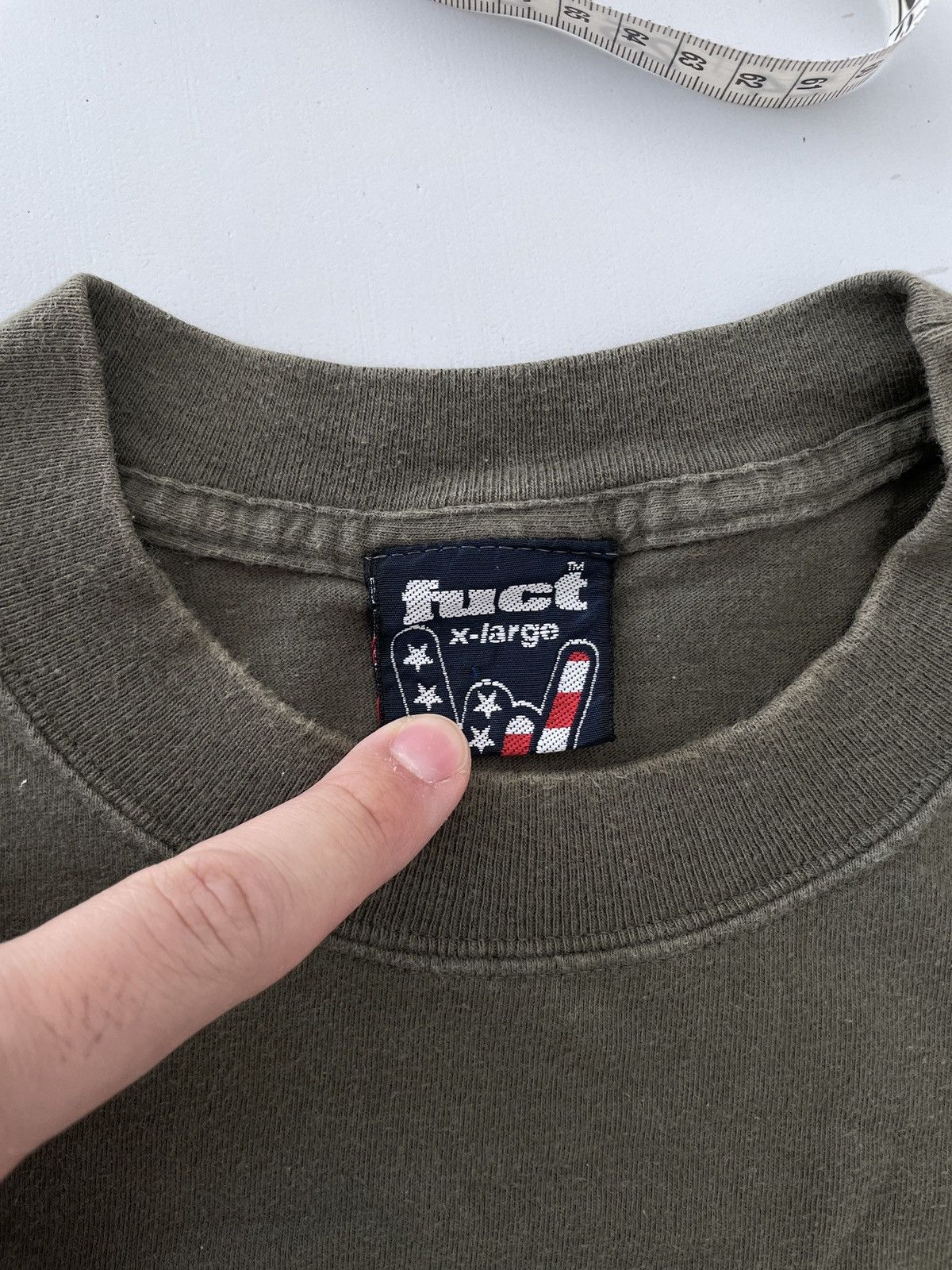 FUCT Fuct Horned Hand America Tee Size US XL / EU 56 / 4 - 2 Thumbnail