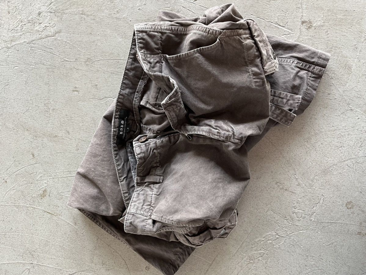 If Six Was Nine × Julius VTG Balenciaga Rick Owens Style Black Cargo Jeans 90s Y2K Size US 32 / EU 48 - 12 Thumbnail