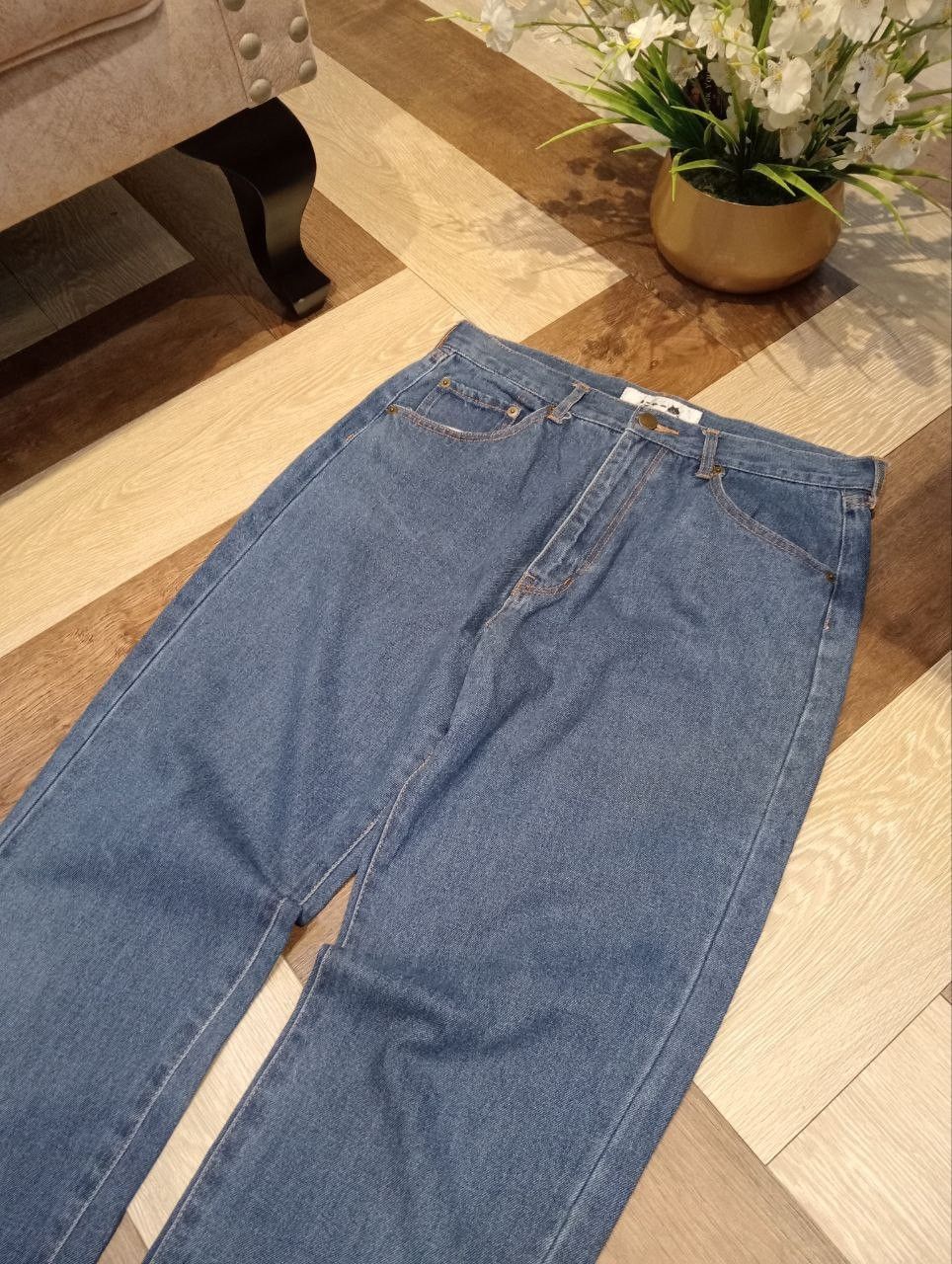 Ne-Net VINTAGE NE-NET ISSEY MIYAKE BLUE DENIM PANTS Size 32" / US 10 / IT 46 - 4 Thumbnail